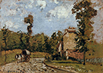 Camille Pissarro Road in Port-Maryl, 1872 oil painting reproduction