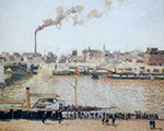 Camille Pissarro Rouen, Saint-Sever - Morning, 1898 oil painting reproduction