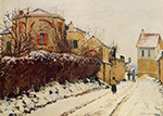 Camille Pissarro Rue de la Citadelle, Pontoise, 1873 oil painting reproduction