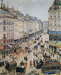 Camille Pissarro Rue Saint-Lazare, 1893 oil painting reproduction