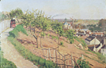 Camille Pissarro Ruelle des Poulies at Pontoise, 1872 oil painting reproduction