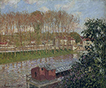 Camille Pissarro Setting Sun at Moret, 1901 oil painting reproduction