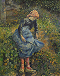 Camille Pissarro Shepherdess (Young Peasant Girl with a Stick), 1881 oil painting reproduction