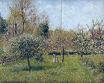 Camille Pissarro Spring at Eragny, 1800 oil painting reproduction