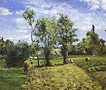 Camille Pissarro Spring Morning, Pontoise, 1874 oil painting reproduction