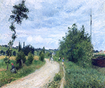 Camille Pissarro The Auvers Road, Pontoise, 1879 oil painting reproduction
