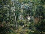 Camille Pissarro The Backwoods of L'Hermitage, Pontoise, 1879 oil painting reproduction