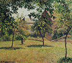 Camille Pissarro The Barn, Morning, Eragny, 1893 oil painting reproduction