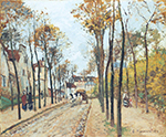 Camille Pissarro The Boulevard des Fosses, Pontoise, 1872 oil painting reproduction