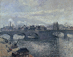 Camille Pissarro The Bridge of Corneille, Rouen - Morning Effect, 1896 oil painting reproduction