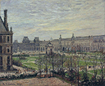 Camille Pissarro The Carrousel - Grey Weather, 1899 oil painting reproduction