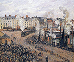 Camille Pissarro The Fishmarket, Dieppe, 1902 01 oil painting reproduction