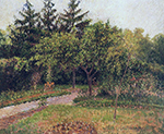 Camille Pissarro The Garden at Eragny, 1895 oil painting reproduction