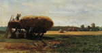 Camille Pissarro The Harvest, 1857 oil painting reproduction
