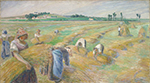 Camille Pissarro The Harvest, 1882 oil painting reproduction
