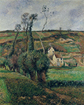 Camille Pissarro The Hill of Chou at Pontoise, 1892 oil painting reproduction