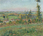 Camille Pissarro The Hills of Thierceville, Outskirts Eragny, 1884 oil painting reproduction