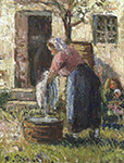 Camille Pissarro The Laundry Woman, 1898 oil painting reproduction