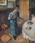 Camille Pissarro The Little Country Maid, 1882 oil painting reproduction