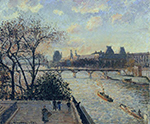 Camille Pissarro The Louvre and the Seine from the Pont-Neuf, 1902 oil painting reproduction