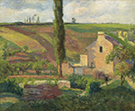 Camille Pissarro The Mathurins Hill at the Hermitage, Pontoise, 1876 oil painting reproduction