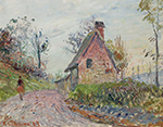 Camille Pissarro The Outskirts of Rouen 2, 1883 oil painting reproduction