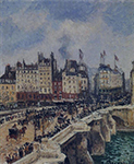 Camille Pissarro The Pont Neuf, 1901 oil painting reproduction