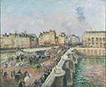 Camille Pissarro The Pont Neuf, Afternoon Sunshine, 1901 ` oil painting reproduction
