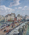 Camille Pissarro The Pont Neuf, Sun, 1902 oil painting reproduction