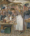 Camille Pissarro The Pork Butcher, 1883 oil painting reproduction