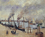 Camille Pissarro The Port of Havre, 1903 01 oil painting reproduction