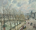 Camille Pissarro The Quay Malaquais and the Institute, 1903 oil painting reproduction