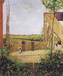 Camille Pissarro The Railroad Bridge at Bedford Park, 1897 oil painting reproduction
