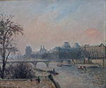 Camille Pissarro The Seine and the Louvre, 1903 oil painting reproduction