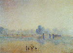 Camille Pissarro The Serpentine, Hyde Park, Fog Effect, 1890 oil painting reproduction