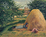 Camille Pissarro The Siesta, 1899 oil painting reproduction