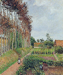 Camille Pissarro The Steading of the Auberge Ango, Varengeville, 1899 oil painting reproduction