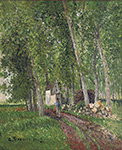 Camille Pissarro The Thicket at Moret, 1902 oil painting reproduction
