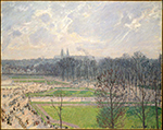 Camille Pissarro The Tuileries Gardens - Winter Afternoon, 1899 oil painting reproduction