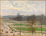 Camille Pissarro The Tuileries Gardens on a Winter Afternoon, 1899 oil painting reproduction