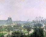 Camille Pissarro The Tuileries Gardens, 1800 oil painting reproduction