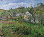Camille Pissarro The Valhermeil, near Pontoise, 1880 oil painting reproduction