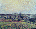 Camille Pissarro The Village of Eragny, 1885 oil painting reproduction