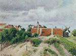 Camille Pissarro The Village of Knocke, Belgium, 1894 oil painting reproduction