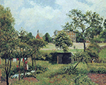 Camille Pissarro View across Stamford Brook Common, 1897 oil painting reproduction