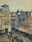 Camille Pissarro View of Paris, Rue d'Amsterdam, 1897 oil painting reproduction