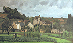 Camille Pissarro View of the Hermitage at Pontoise, 1867 oil painting reproduction