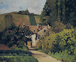 Camille Pissarro Village Church, 1868 oil painting reproduction