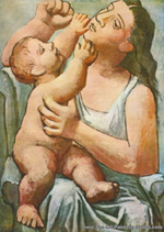 Pablo Picasso Mother and Child oil painting reproduction