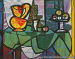 Pablo Picasso Pitcher and a Bowl of Fruit oil painting reproduction